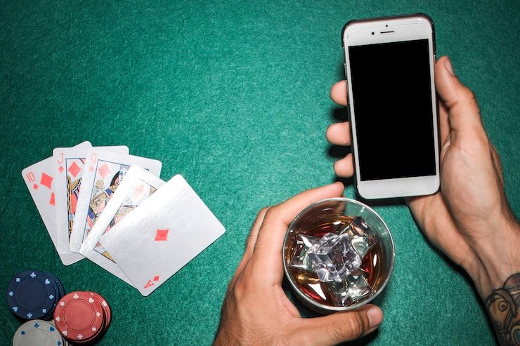Tampilan mobile untuk memantau status penarikan
